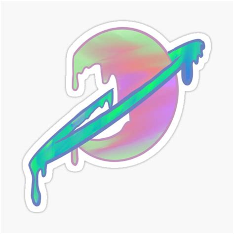 Trippy Planet Sticker By Queencupcake98 Redbubble
