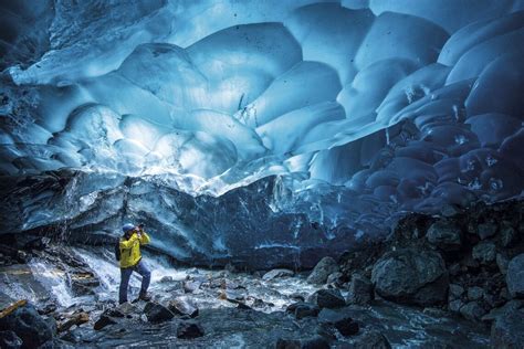 Un Mágico Glaciar Las Cuevas De Hielo Mendenhall Viajeros Ocultos