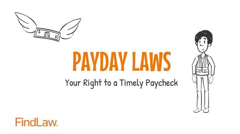 Payday Laws Mean You Have The Right To A Timely Paycheck Youtube