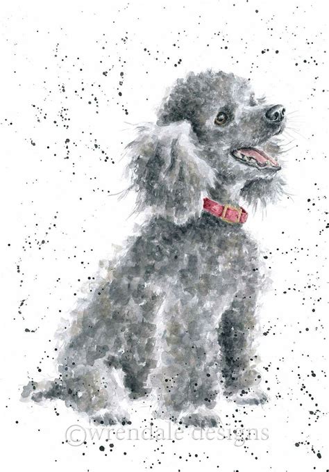 Poodle Drawing Dog Art Dog Paintings