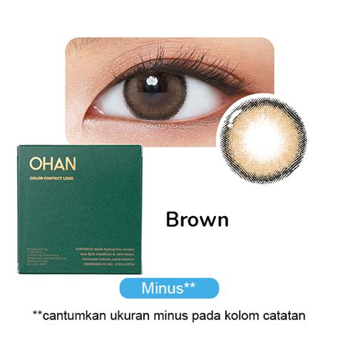 Eyelovin Ohan Hana Brown Softlens Minus Kegunaan Efek Samping Dosis Dan Aturan Pakai Halodoc