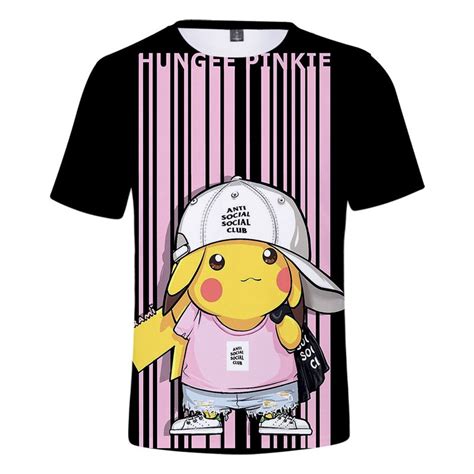T Shirt Pikachu Anti Social Boutique Pokémon