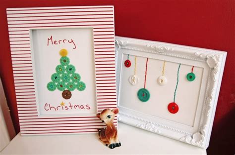 11 Cutest Diy Button Crafts For Christmas Shelterness
