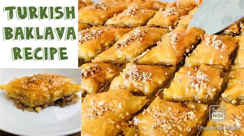 Baklava Recipe Eid Special Arab Sweet Baklava Turkish Baklava Recipe