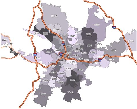 Pittsburgh Zip Code Map Gis Geography