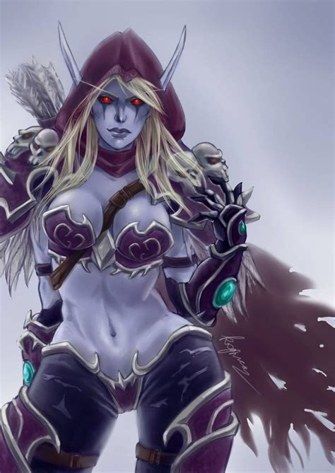 Lady Sylvanas Windrunner By Roghka On Deviantart Warcraft Art Lady