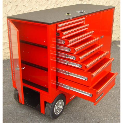 Its 5 drawer layout ensure room for large and small tools along with a large side cabinet featuring 2 adjustable shelves while the metal framework delivers the durability you need for years of. Small Rolling Tool Chest | Rolling Toolbox & Wagon Cart