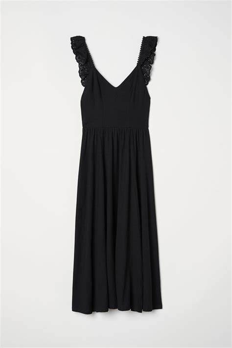 Cotton Dress Black Ladies Handm Us Cotton Dresses Casual Dresses For Women Fashion