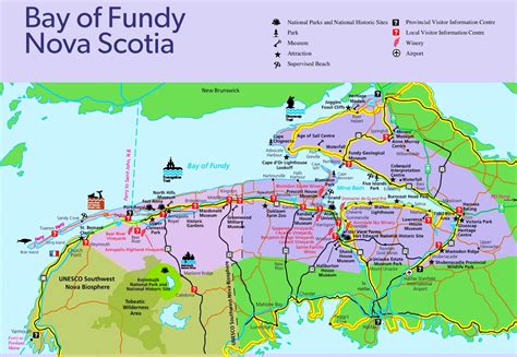 Bay Of Fundy Canada Map United States Map