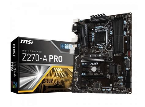 Motherboard Msi Pro Series Intel Z270 Ddr4 Us 16000 En Mercado Libre