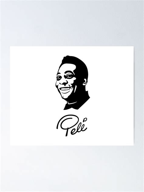 Pele Soccer Brazil Player Poster By Juliocampos Redbubble