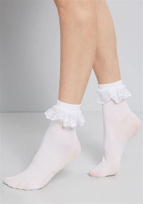 What Did Women Wear In The S Frilly Socks Fashion Socks Lace Socks