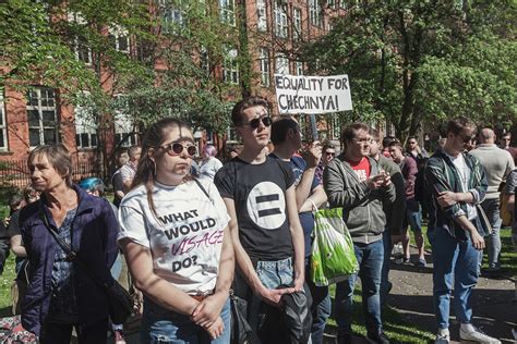 Hundreds Protest In Outrage Against Chechnyas Gay Concentration Camps