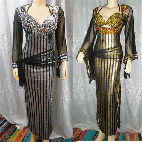 egyptian galabeya baladi abaya saidi belly dance dress costume bra scarf belly dance dress