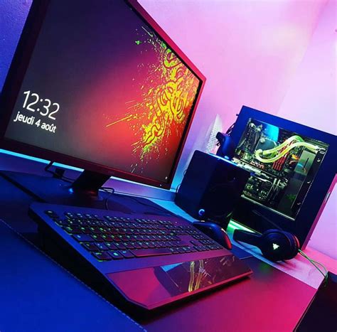 Gaming desks are an often overlooked part of a gamer's toolbox. Gaming Desks | Gaming setup, Gaming room setup, Gaming ...