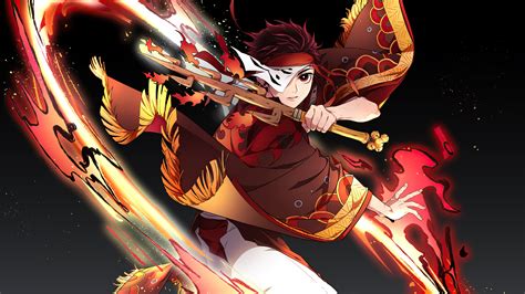 4k Anime Iphone Demon Slayer Fire God Dance