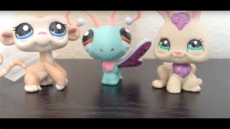 Unboxing Lps Glittery Pets Littlest Pet Shop Figures Youtube