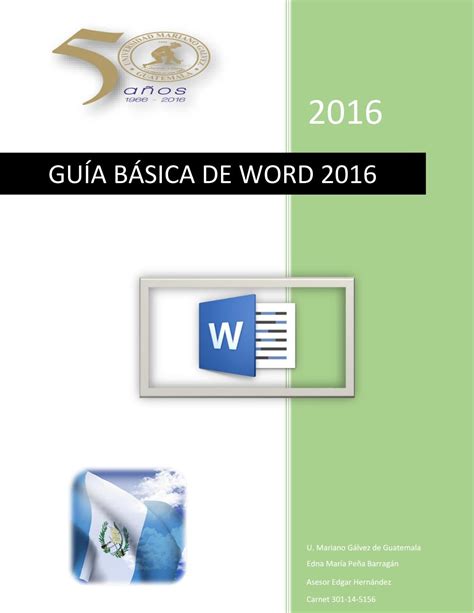 Guía Básica De Word 2016 By Edna Peña Issuu