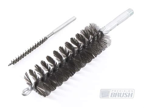 condenser tube brushes with pipe nipple precision brush