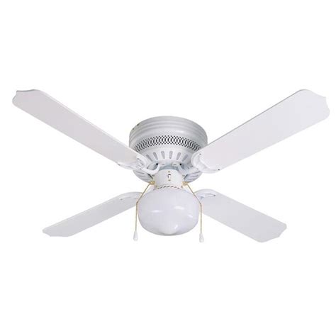 Litex Celeste Hugger 42 In Ceiling Fan With Light Kit 4 Blade At