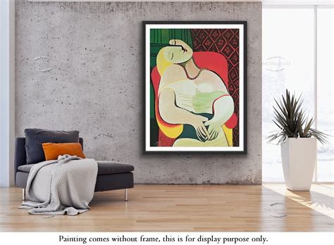 Pablo Picasso Oil Painting The Dreamer 1932 Hand Painted Art Etsy