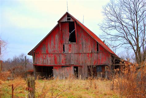 The Red Barn Photograph By Robin Pross Fine Art America