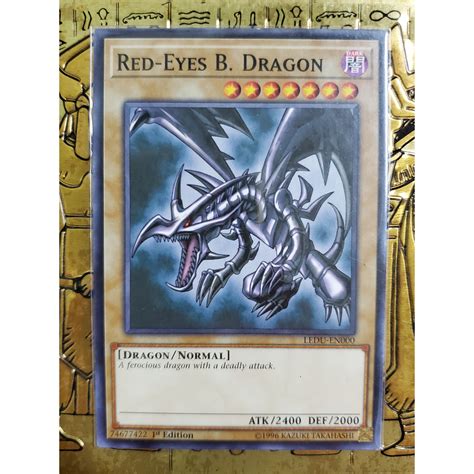 Akira Thẻ Bài Yugioh Red Eyes B Dragon Ledu En000 Common 1st