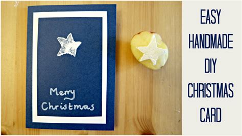 Easiest Handmade Christmas Card Tutorial Ever