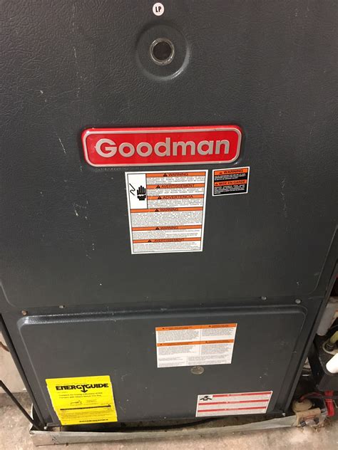 This is generally found slightly above the refrigerant valves on the back side of the unit. We have a Goodman dual-pack with air conditioner model ...