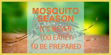 Mosquito Season Is Fast Approaching Are You Ready