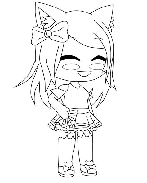 Gacha Life Coloring Pages Coloring Pages For Kids And Adults