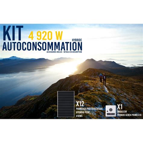 Kit Solaire Wc Avec Panneaux Hyundai Wc Et Onduleur Hybride Hot