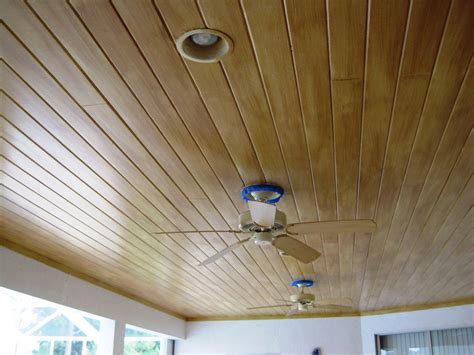 Yellow pine is a beige wood for a feeling of scandinavian living. Array of color inc: Faux Painted Pine Wood Ceiling