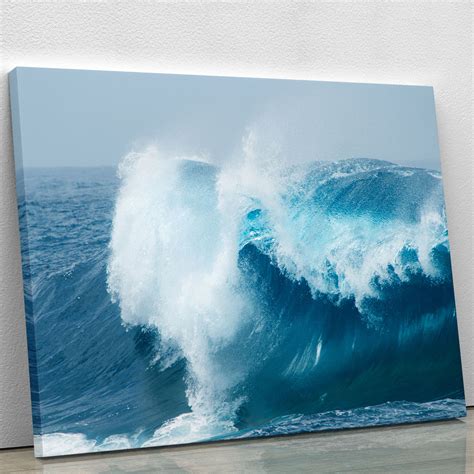 Ocean Waves Breaking Natural Canvas Print Or Poster Canvas Art Rocks