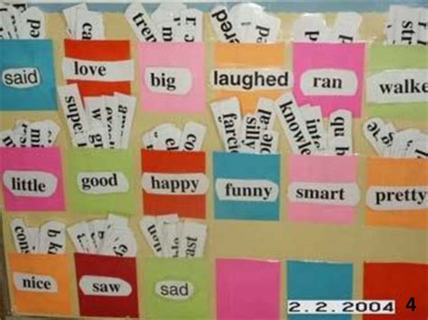 English Learners Word Wall Examples
