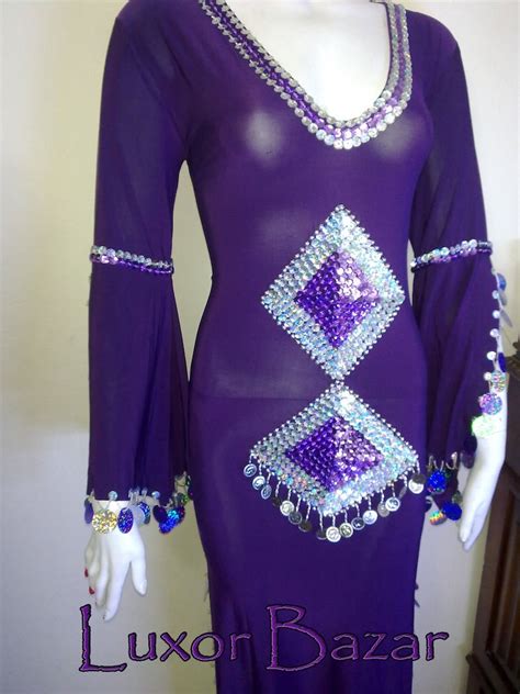 Oriental Egyptian Belly Dance Costume Saidi Dress Baladi Etsy
