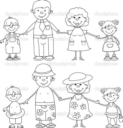 Military family and friends insect coloring; Family Members Coloring Pages | Atividades