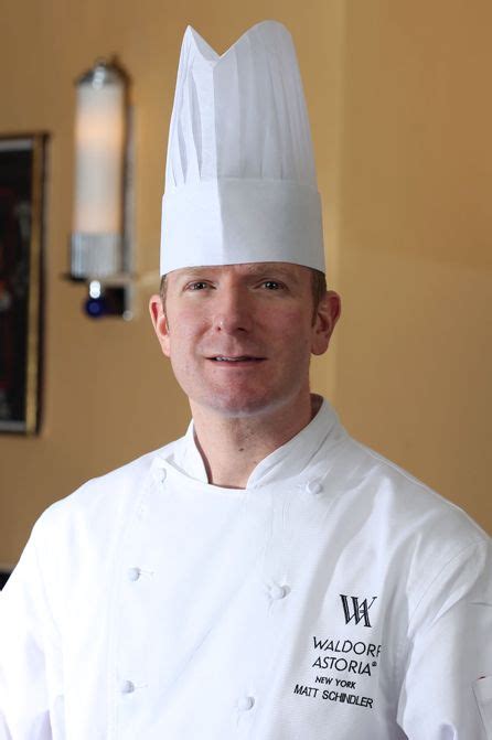 The Waldorf Astoria New York Announced The Appointment Of Matthew Schindler As The Hotels Chef