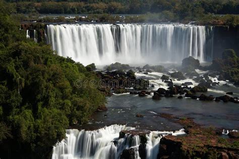 Iguazu Falls Stock Photo Image Of Exposure Cascade Scenics 8068106