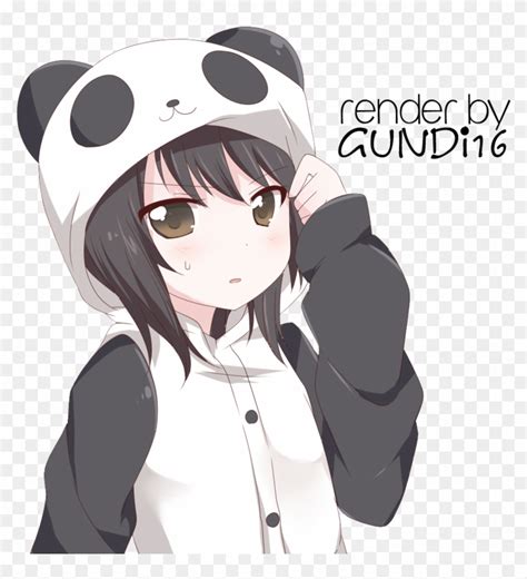 Panda Anime Png Anime Boy Kawaii Panda Transparent Png 894x894