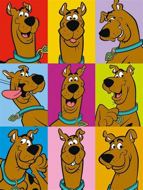 Scooby Doo Poses Ready Framed Canvas 60x80cm Scooby Doo Images