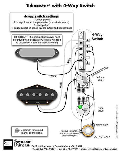 Seymour Duncan Telecaster Wiring Diagram Seymour Duncan