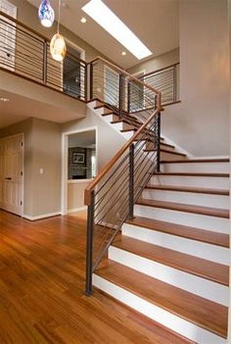 40 Awesome Modern Stairs Railing Design 38 In 2020 Modern Stair