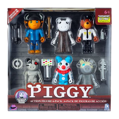 Buy Piggy Action Figure 6 Pack Six 35 Articulated Buildable Toys