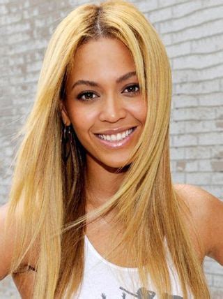 Beyonce Knowles Bright And Blonde Long Straight Lace Front Wig About