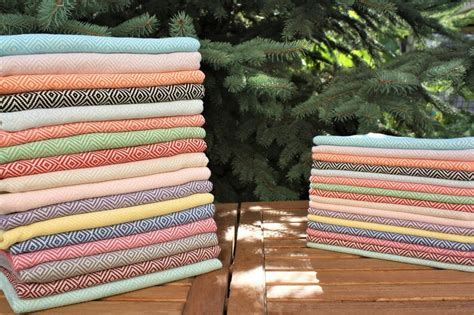 All Organic Towel Set Turkish Peshtemal Bath Towel And Peshkir Etsy