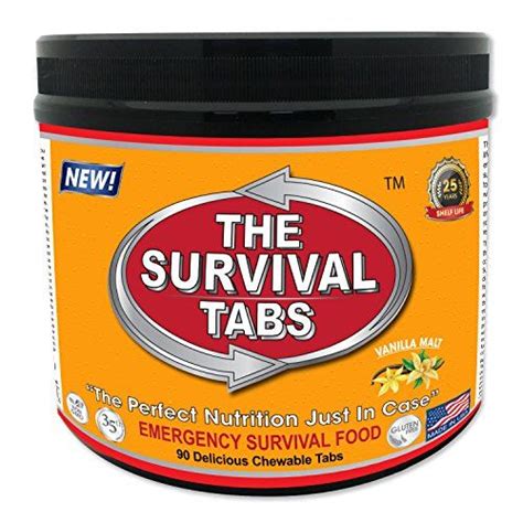 90 Tabs Survival Tabs 7 Day Emergency Survival Mres Meals Ready To Eat
