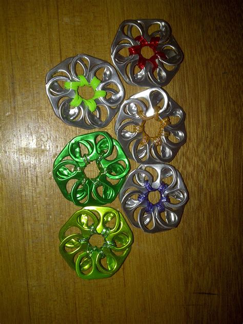 Soda Tab Flowers Soda Tab Crafts Can Tab Crafts Bottle Top Crafts Bottle Cap Projects Crafts
