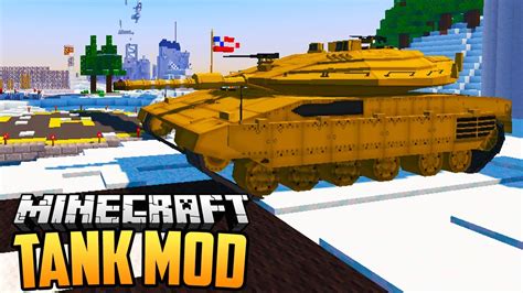 Tank Mod Minecraft Mod Showcase Youtube