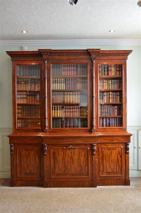 Magnificent Victorian Mahogany Library Bookcase Antiques Atlas